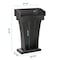 Adiroffice Wood Stand-Up Podium Lectern with Drawer, Black ADI661-012-BLK - alternate 7